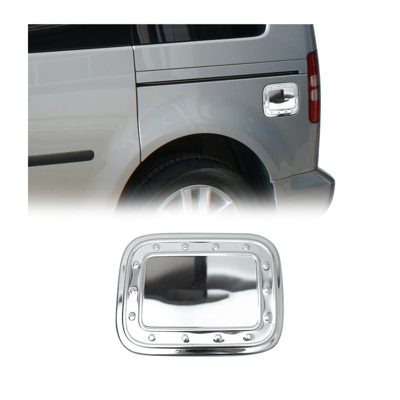 Tankdeckel Blenden Tankverschluss für VW Caddy 2003-2015 Edelstahl Silber Chrom