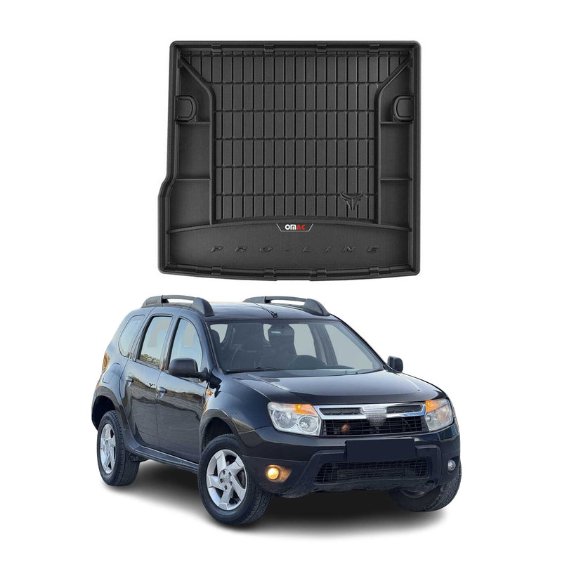 OMAC Gummi Kofferraumwanne für Dacia Duster 2010-2018 TPE Laderaumwanne Schwarz