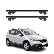 Dachträger für Renault Scenic III / X-Mod 2013-2016 Facelift Alu TÜV Schwarz 2x