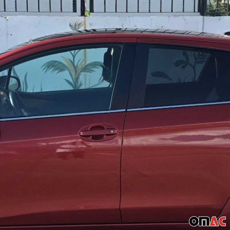 Fensterleisten Zierleisten für Toyota Yaris Schrägheck 2012-2020 Edelstahl 4tlg