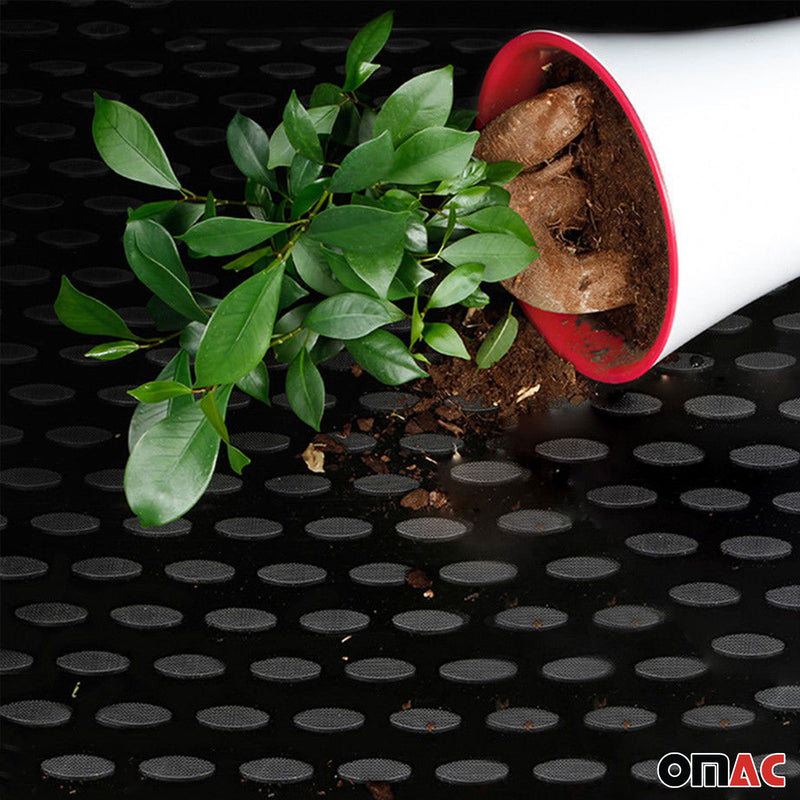 Fußmatten & Kofferraumwanne Set für Seat Leon 2005-2012 Schrägheck TPE Schwarz