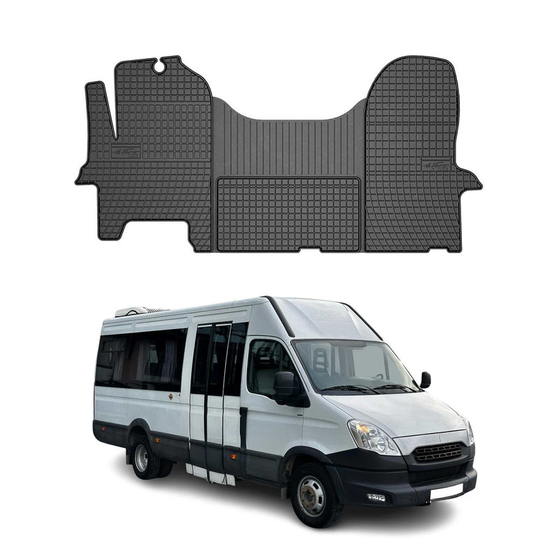 OMAC Gummi Fußmatten für Iveco Daily 2006-2014 Automatten Gummi Schwarz 3tlg