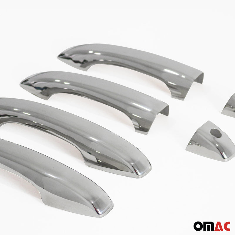 Türgriff Blende Türgriffkappen für Dacia Sandero 2021-2025 Edelstahl Silber 5tlg