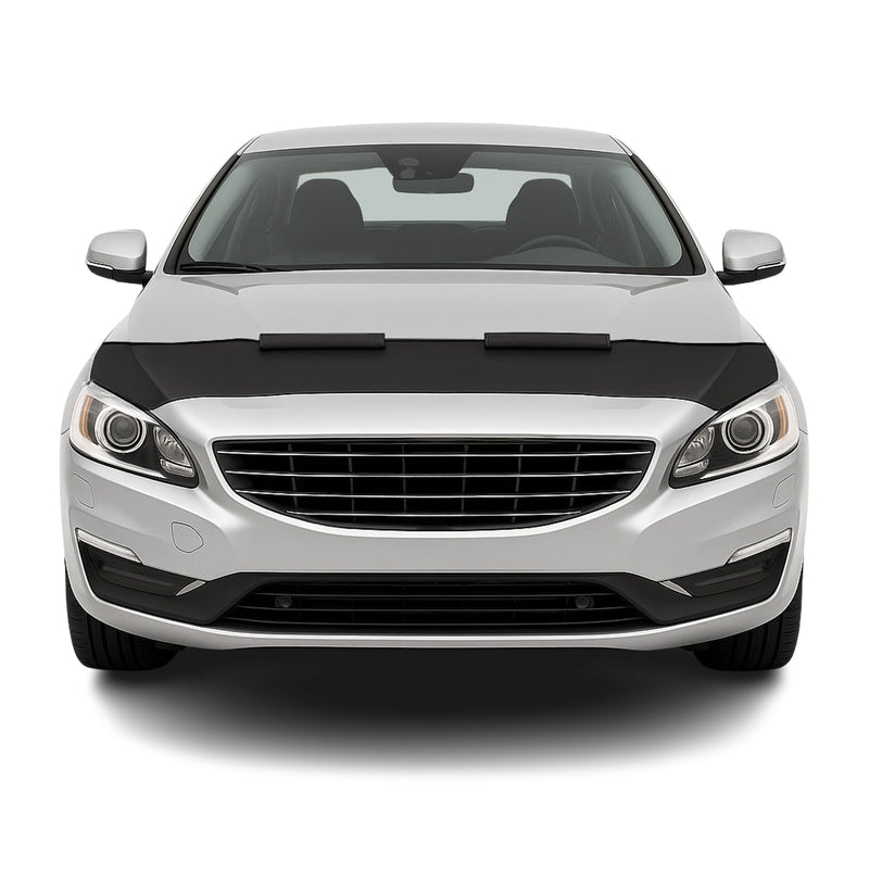 Haubenbra Steinschlagschutz Bonnet Bra für Volvo S60 2014-2018 Schwarz Halb