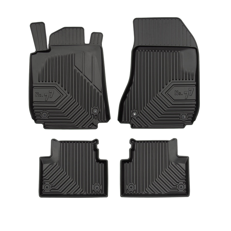 Fußmatten Gummimatten No.77 für Alfa Romeo 159 2005-2011 TPE Schwarz 4 Teile