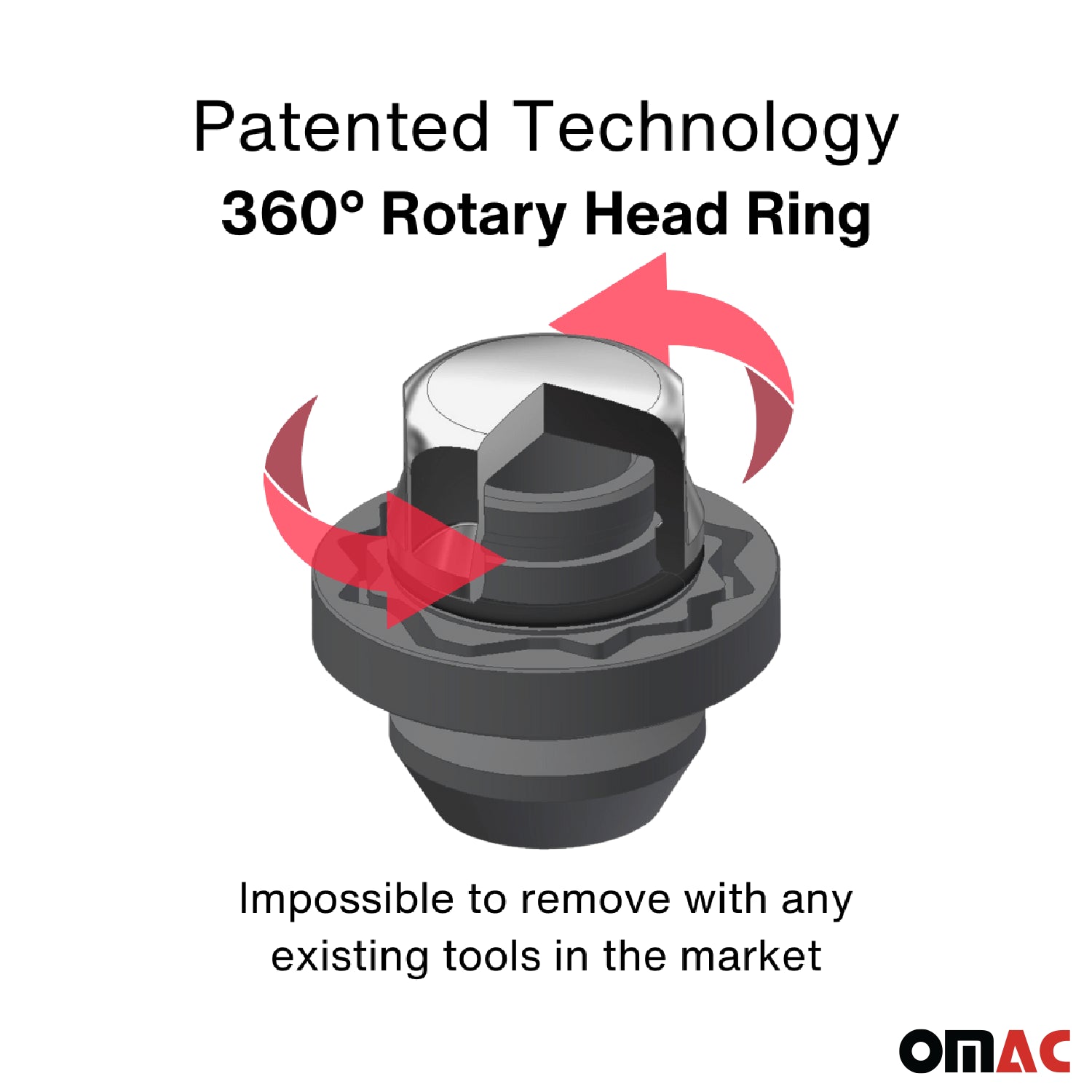 Radschloss Satz für Hyundai Coupe / Tiburon 1996-2001 Silber 4x M12X1,5