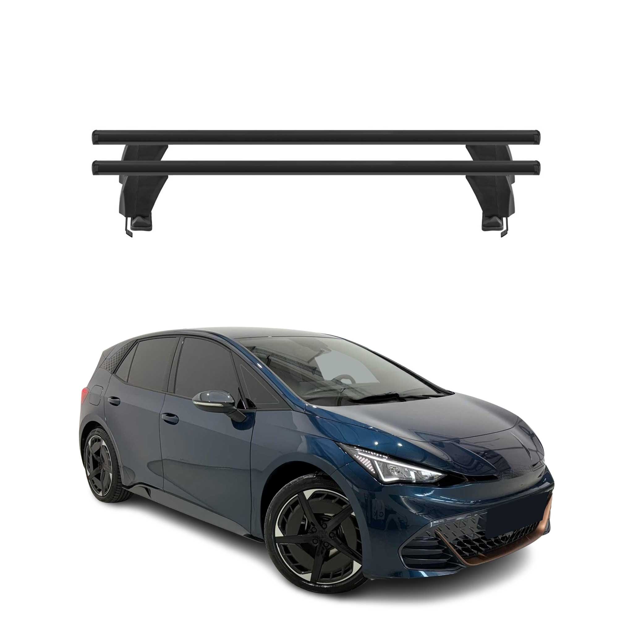 Menabo Dachträger Grundtäger für Cupra Born 2024-2026 FL 50kg Alu Schwarz 2 tlg