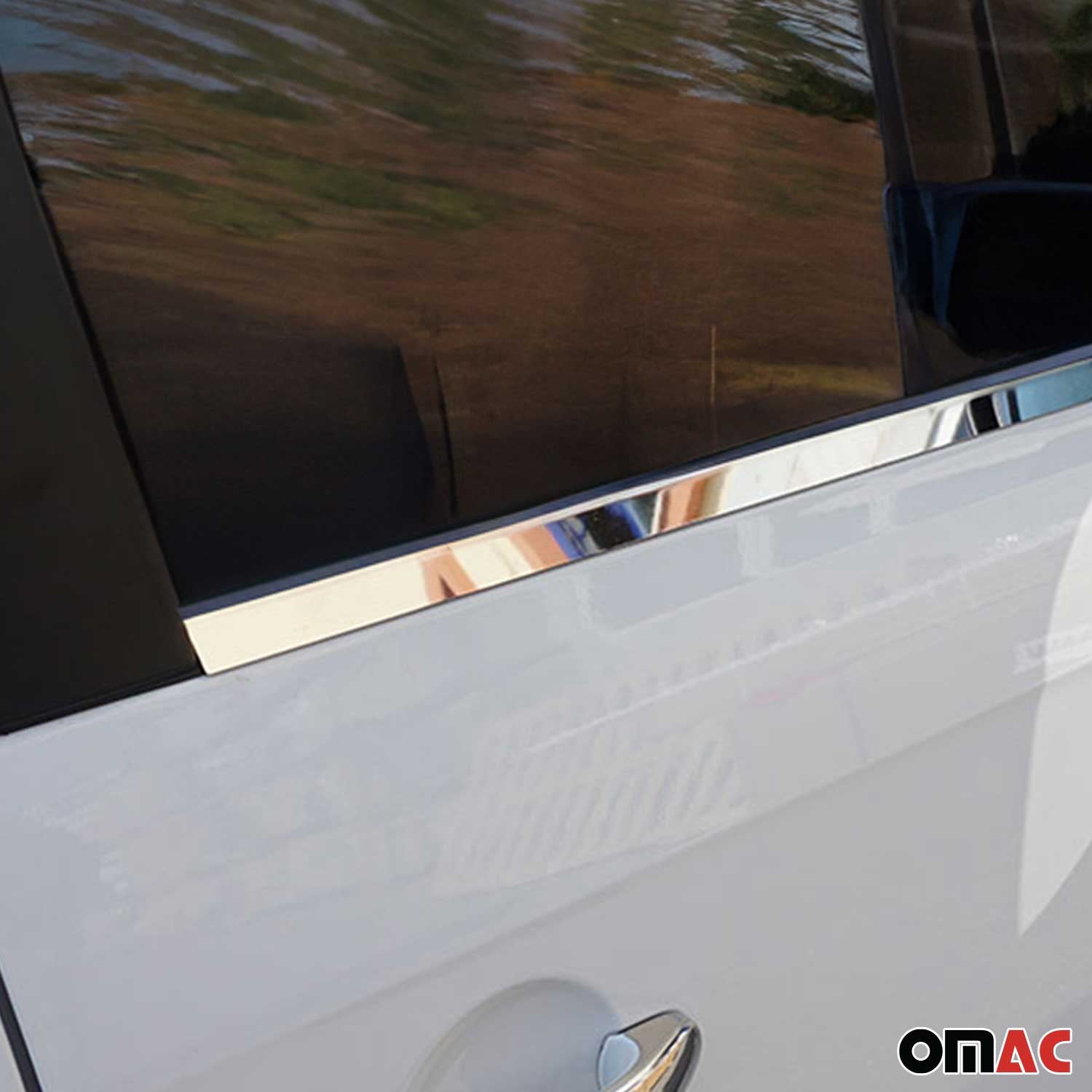 Fensterleisten Zierleisten für VW Caddy 2015-2020 Rechts Edelstahl Chrom 2tlg