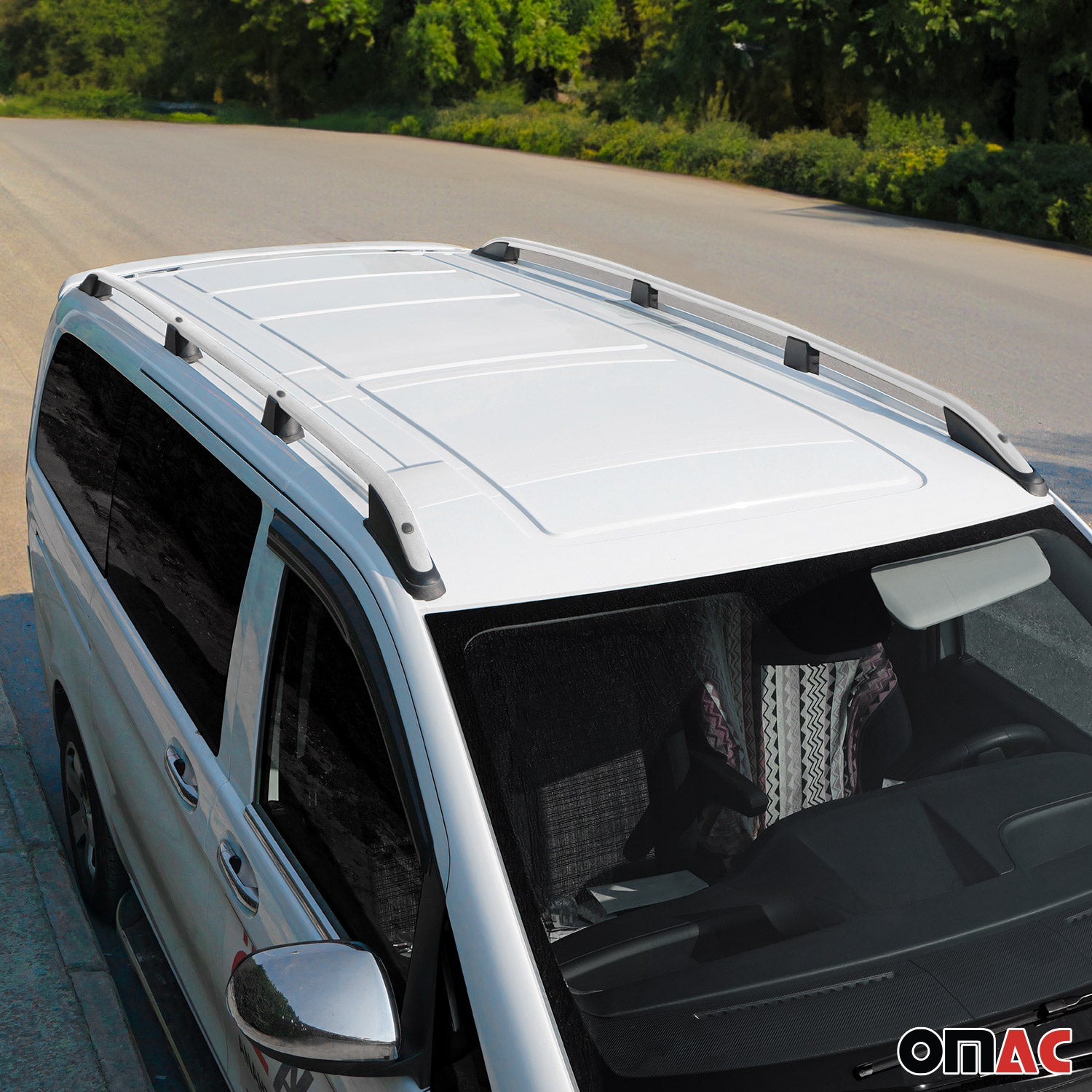 Dachreling Dachgepäckträger für VW Caddy 2003-15 L2 Langer Alu ABE Silber 2x
