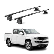 Stahl Dachträger für VW Amarok I 2010-2020 TÜV Abschließbar 75 kg 2tlg Schwarz