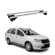 Dachträger Grundtäger für Dacia Logan MCV 2012-2021 75kg Aluminium Silber 2 tlg