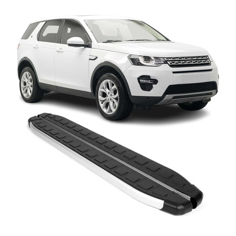 Seitenbretter Trittbretter für Land Rover Discovery Sport L550 2014-2020 Schwarz