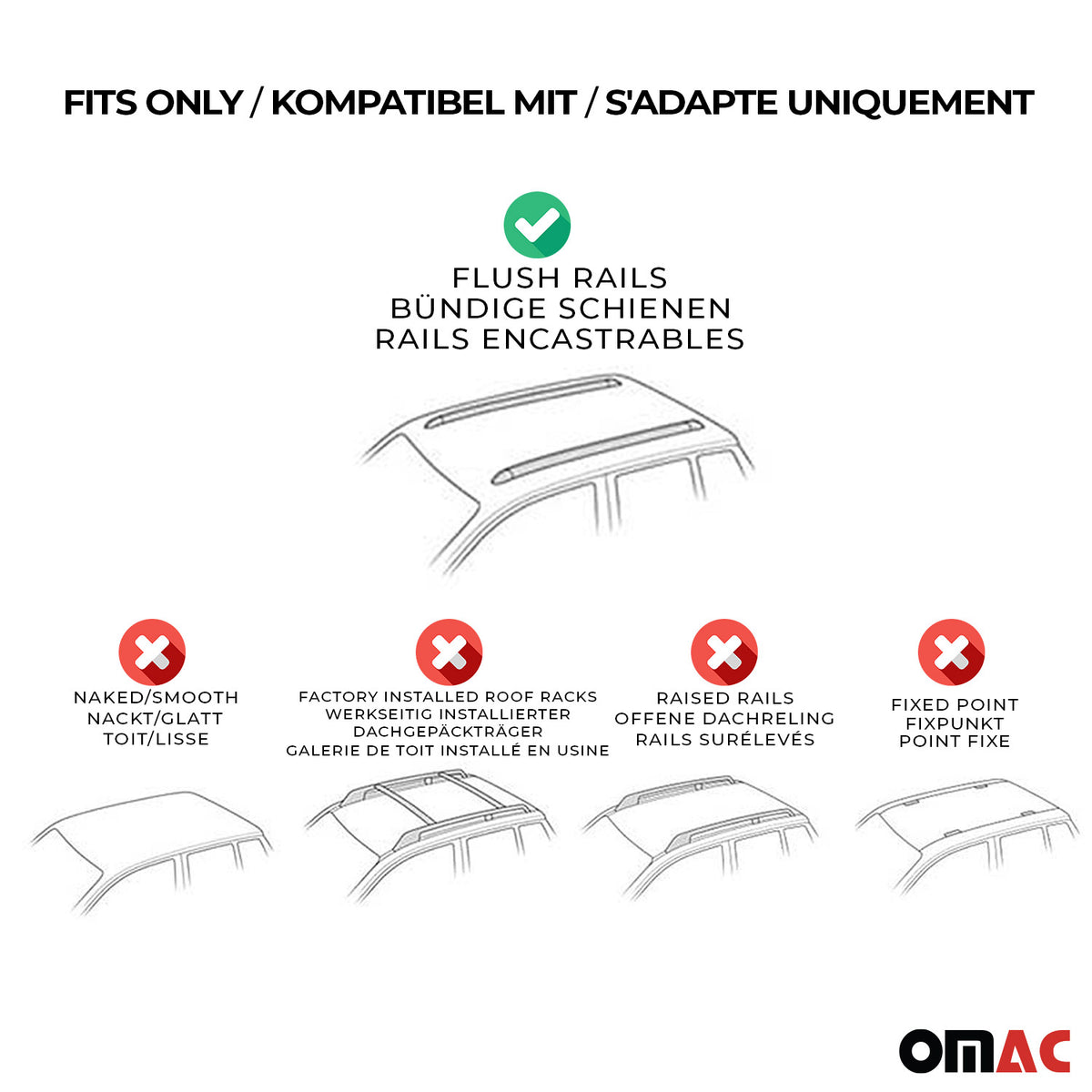Dachträger für Renault Talisman Grandtour 2015-2022 100kg Alu Schwarz 2x ABE
