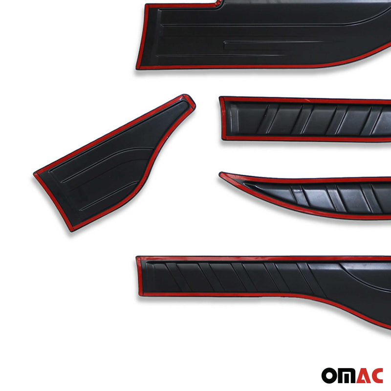 Türschutzleisten Seitenschutz für VW Amarok  2023-2025 ABS Schwarz 6tlg