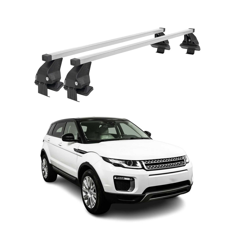 Menabo Dachträger für Land Rover Range Rover Evoque L538 2011-18 50kg Stahl Grau