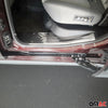 Door sill strips door protection strips for Fiat Doblo 2010-2024 stainless steel 4 pieces