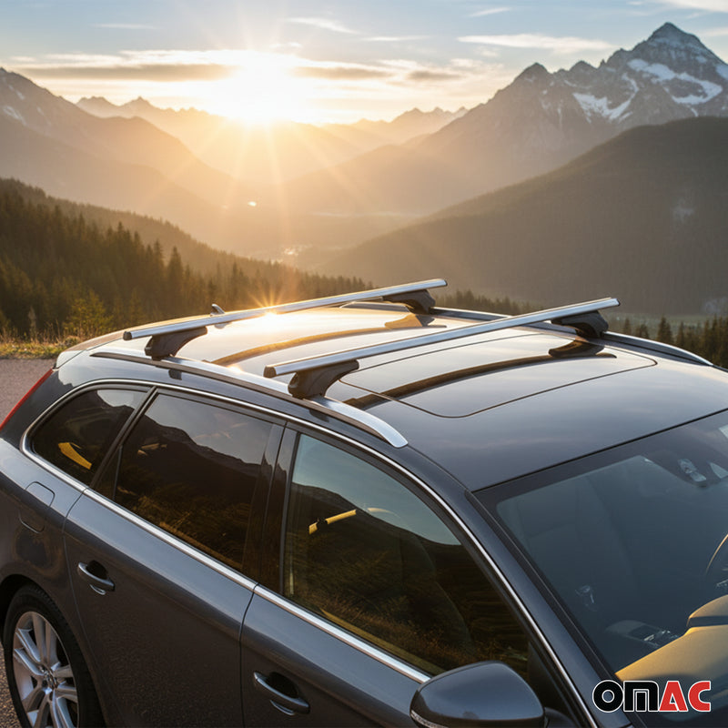 Menabo Dachträger Grundtäger für KIA Telluride 2019-2025 Aluminium Silber 2 tlg