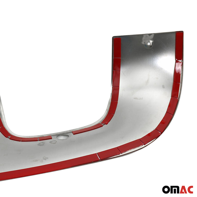 Heckstoßfänger-Diffusor-Zierschutz für Renault Kadjar 2015-2022 Silber Stahl