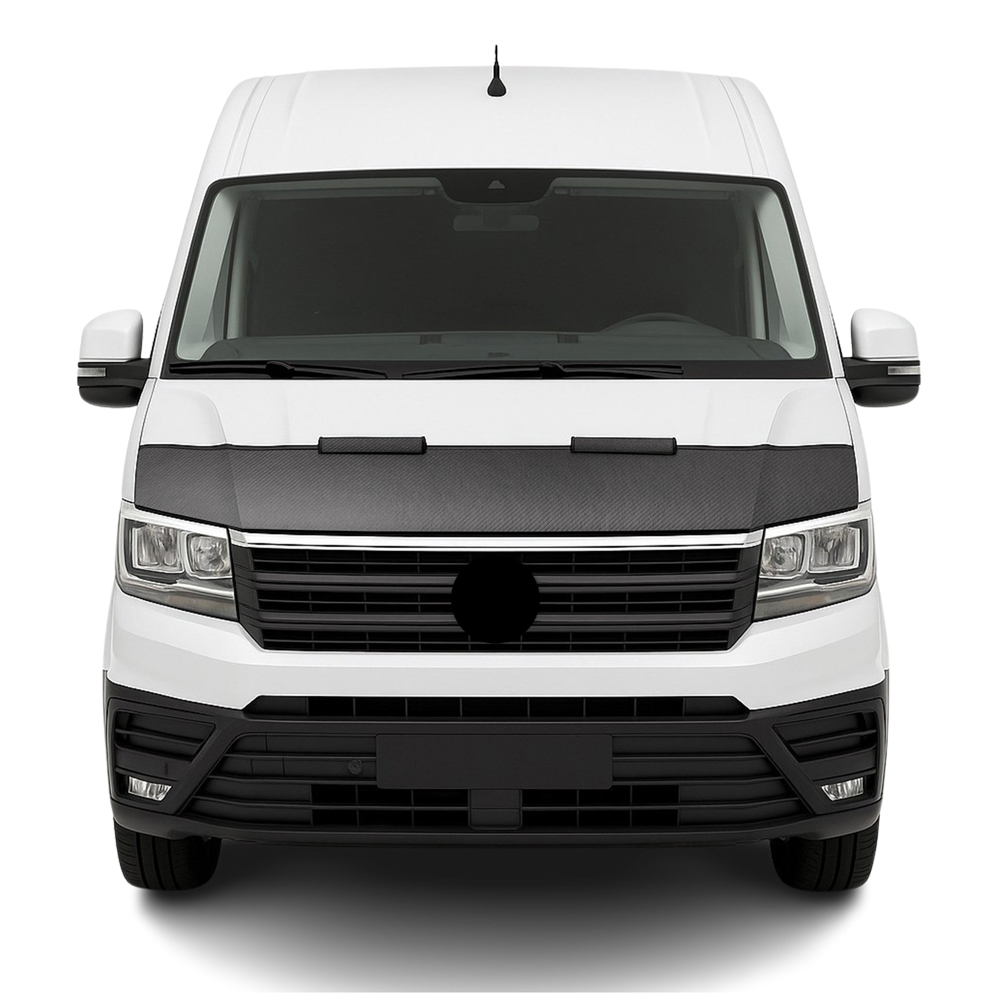 Haubenbra Steinschlagschutz Bonnet Bra für VW Crafter 2017-2026 Carbon Halb