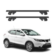 Dachträger Grundtäger für Nissan Qashqai J11 2013-2017 Pre-FL Alu TÜV Schwarz 2x