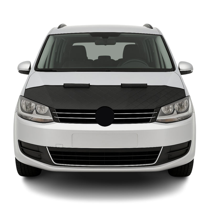 Schwarz Halb Haubenbra Steinschlagschutz Bonnet Bra für VW Sharan 2010-2015