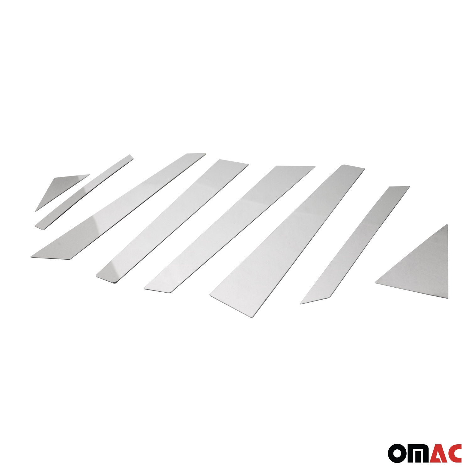 B-Säule Türsäulen Verkleidung für Hyundai Kona 2017-2020 Edelstahl Chrom 8tlg