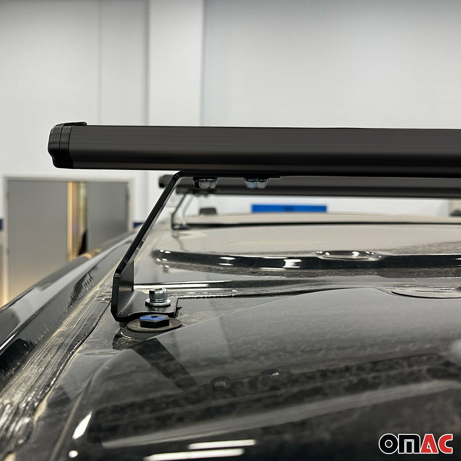 Dachträger Grundtäger für VW Transporter T7 2023-2026 75kg Alu Schwarz 3 tlg