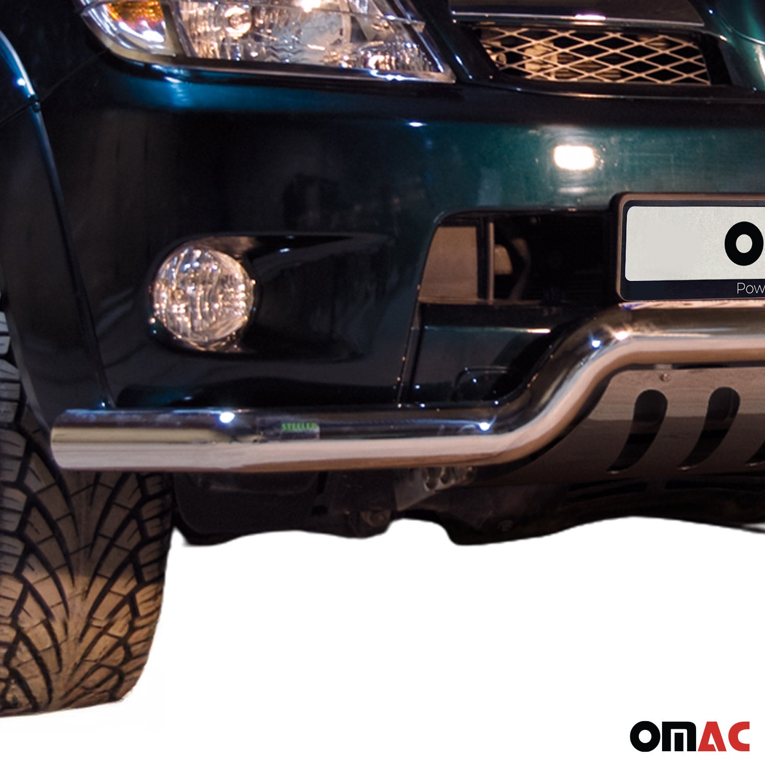 Frontbügel Frontschutzbügel für Toyota Hilux 2005-2015 Edelstahl mit ABE Silber