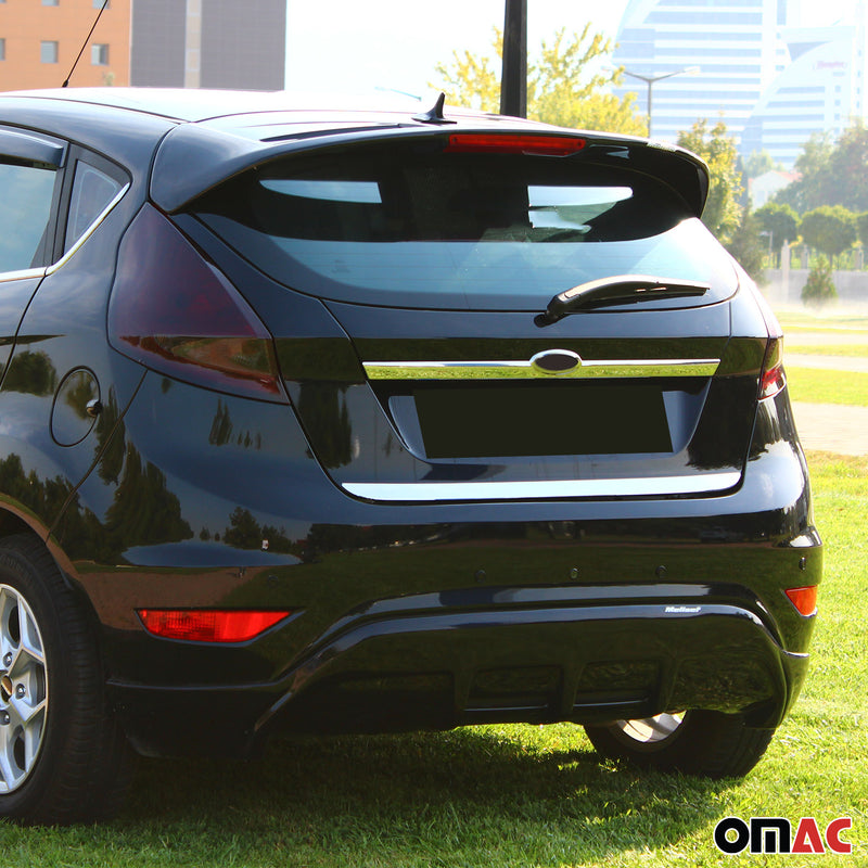 Kofferraumleiste Heckklappe Leiste für Ford Fiesta 2008-2017 Edelstahl Chrom