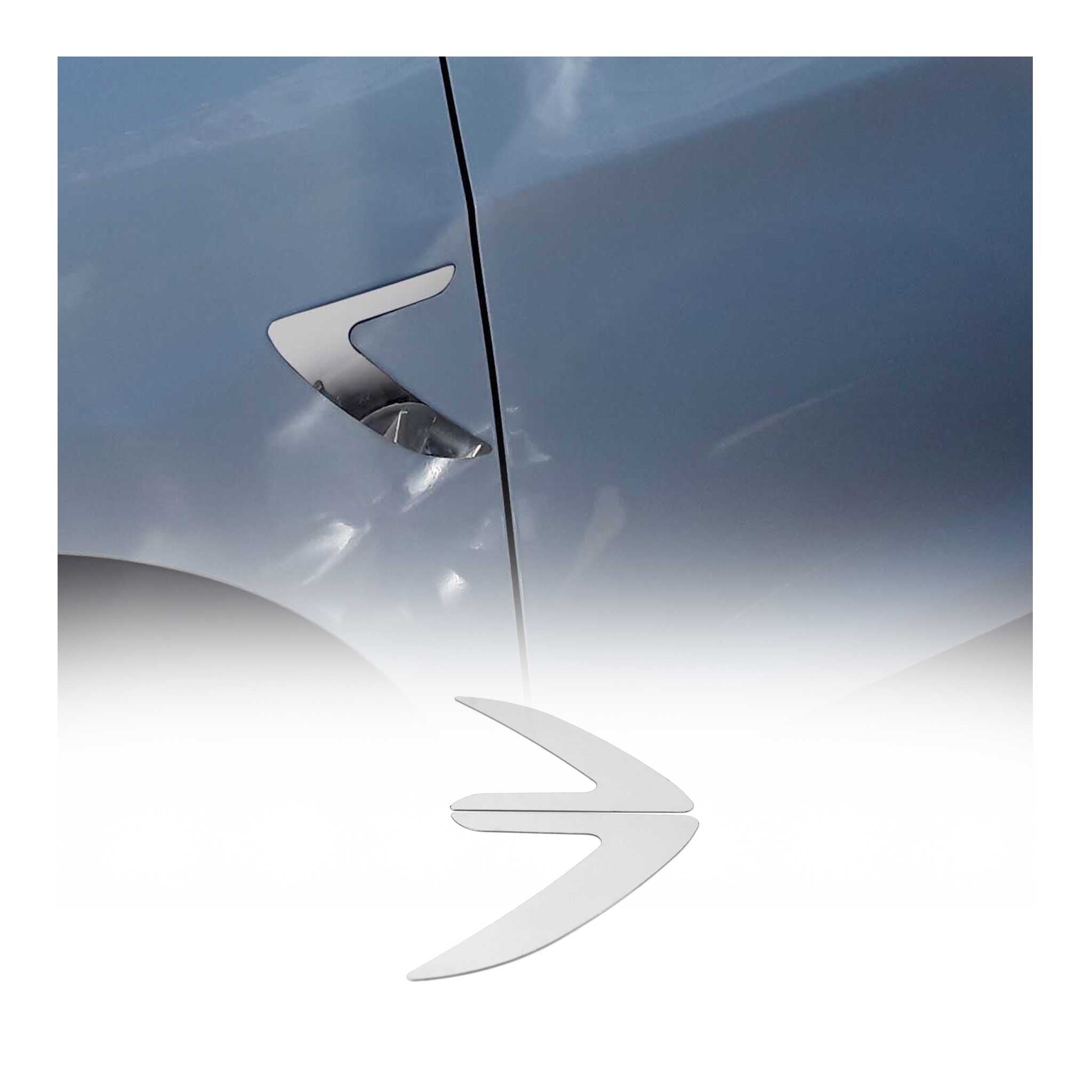 Seitenleiste Seitendekor Autodecor für Citroen C4 2010-2018 Edelstahl Chrom 2tlg