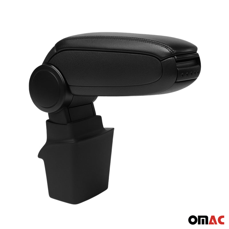 Mittelarmlehne Armlehne Mittelkonsole für Ford Focus 2011-2014 PU-Leder Schwarz