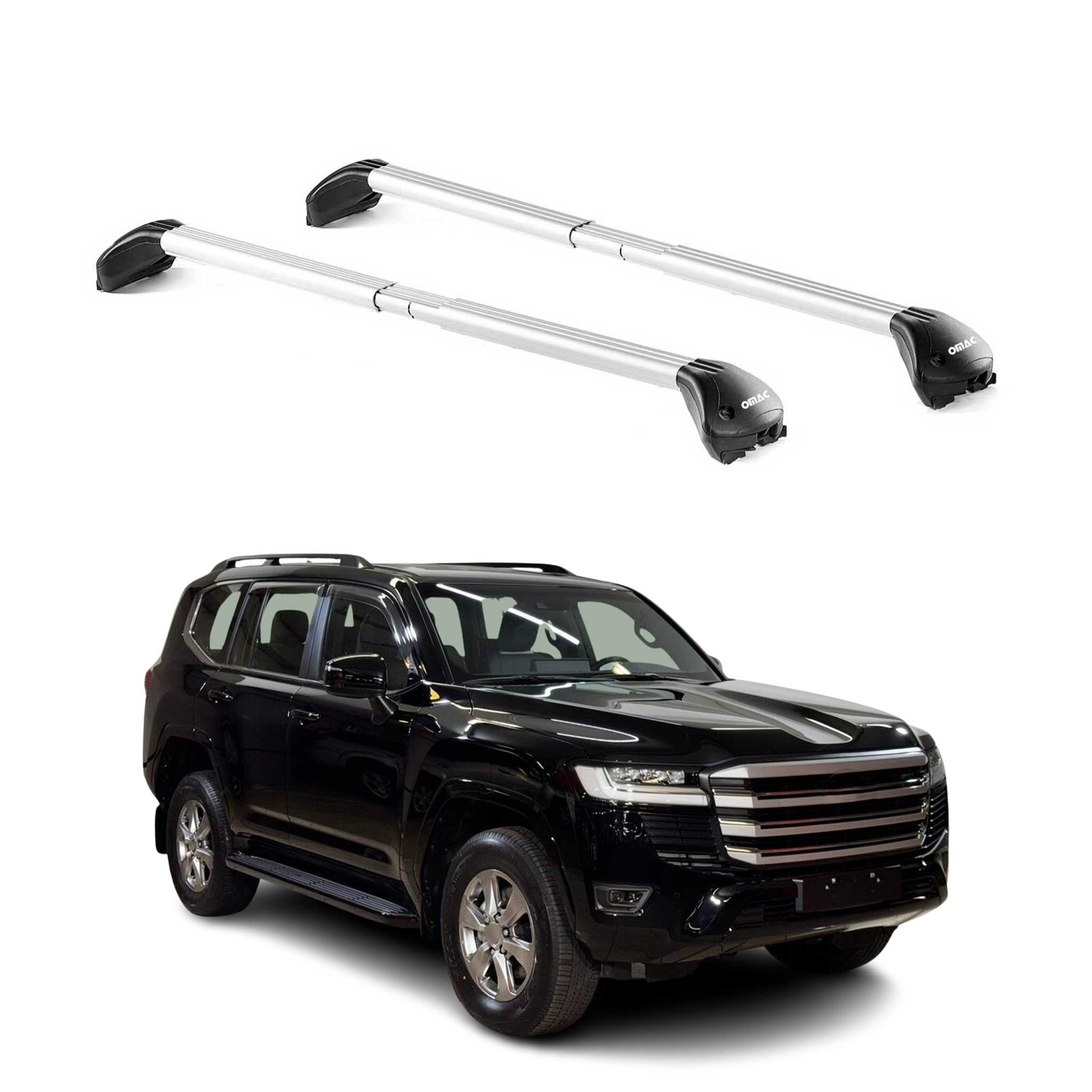 Dachträger Grundtäger für Toyota Land Cruiser J250 2024-2026 100kg Alu Grau ABE