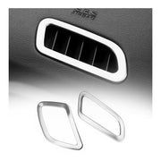 Lüftung Rahmen für Jeep Renegade 2014-2024 Chrom ABS Silber 2tlg