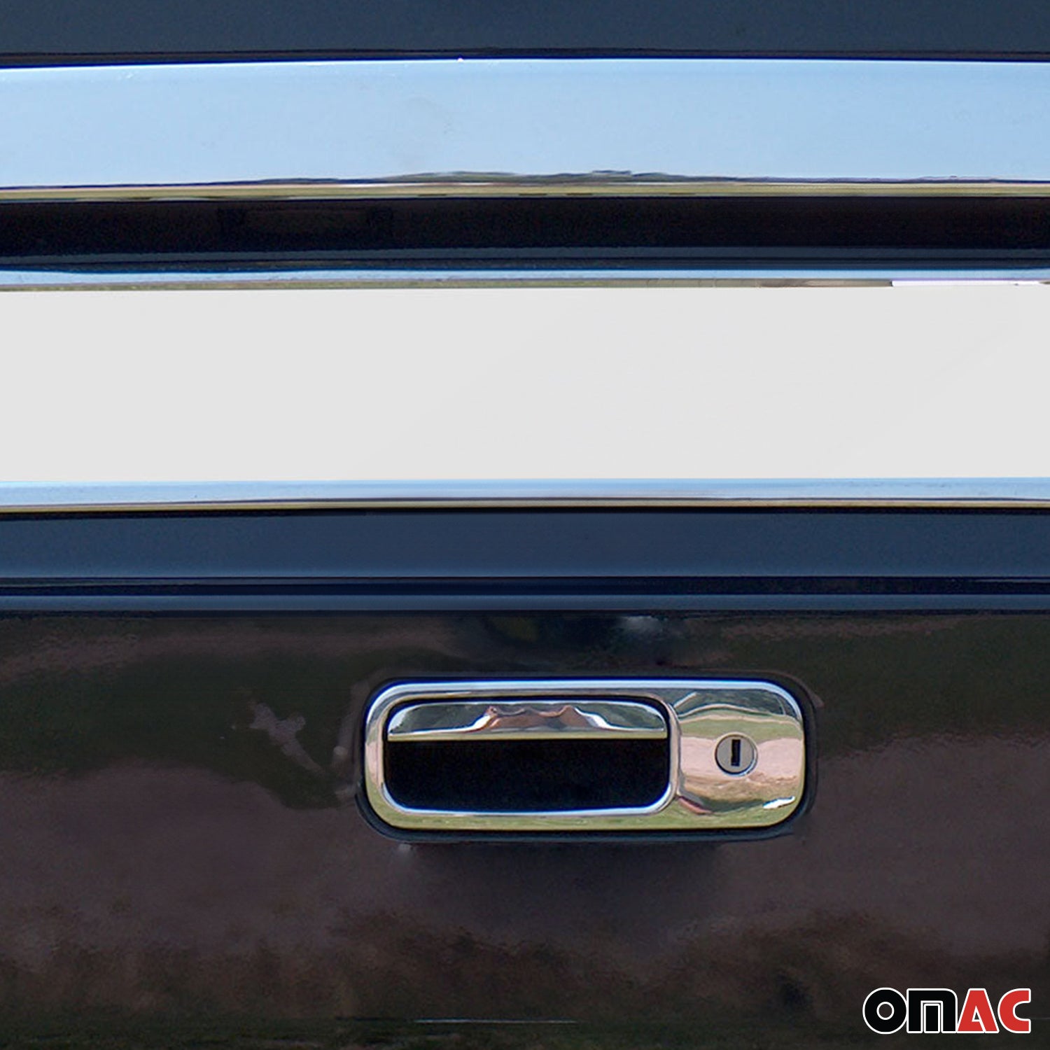 Heckklappe Kofferraumöffner Griff für VW Caddy 2003-2010 Edelstahl Chrom 2tlg