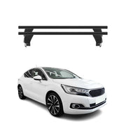 Menabo Dachträger Grundtäger für DS4 Crossback 2015-2018 50kg Alu Schwarz 2 tlg