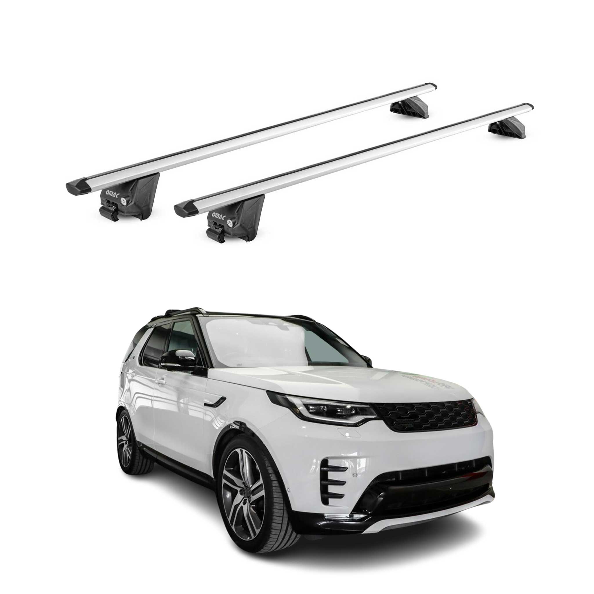 Dachträger für Land Rover Discovery Velar 2017-2025 100kg Alu Silber 2x ABE
