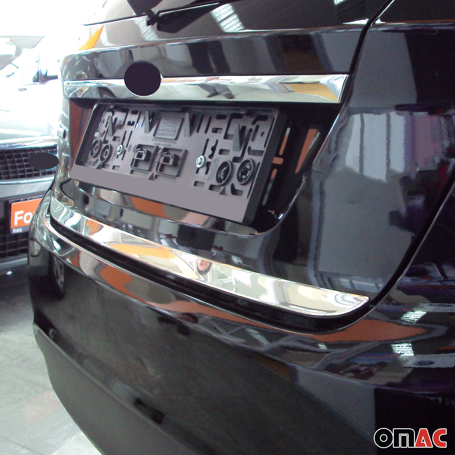 Kofferraumleiste Heckklappe Leiste für Ford Fiesta 2008-2017 Edelstahl Chrom