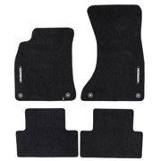 Velours Fußmatten für Audi A5 Sportback 8T 2009-2016 Autoteppich Schwarz 4 tlg