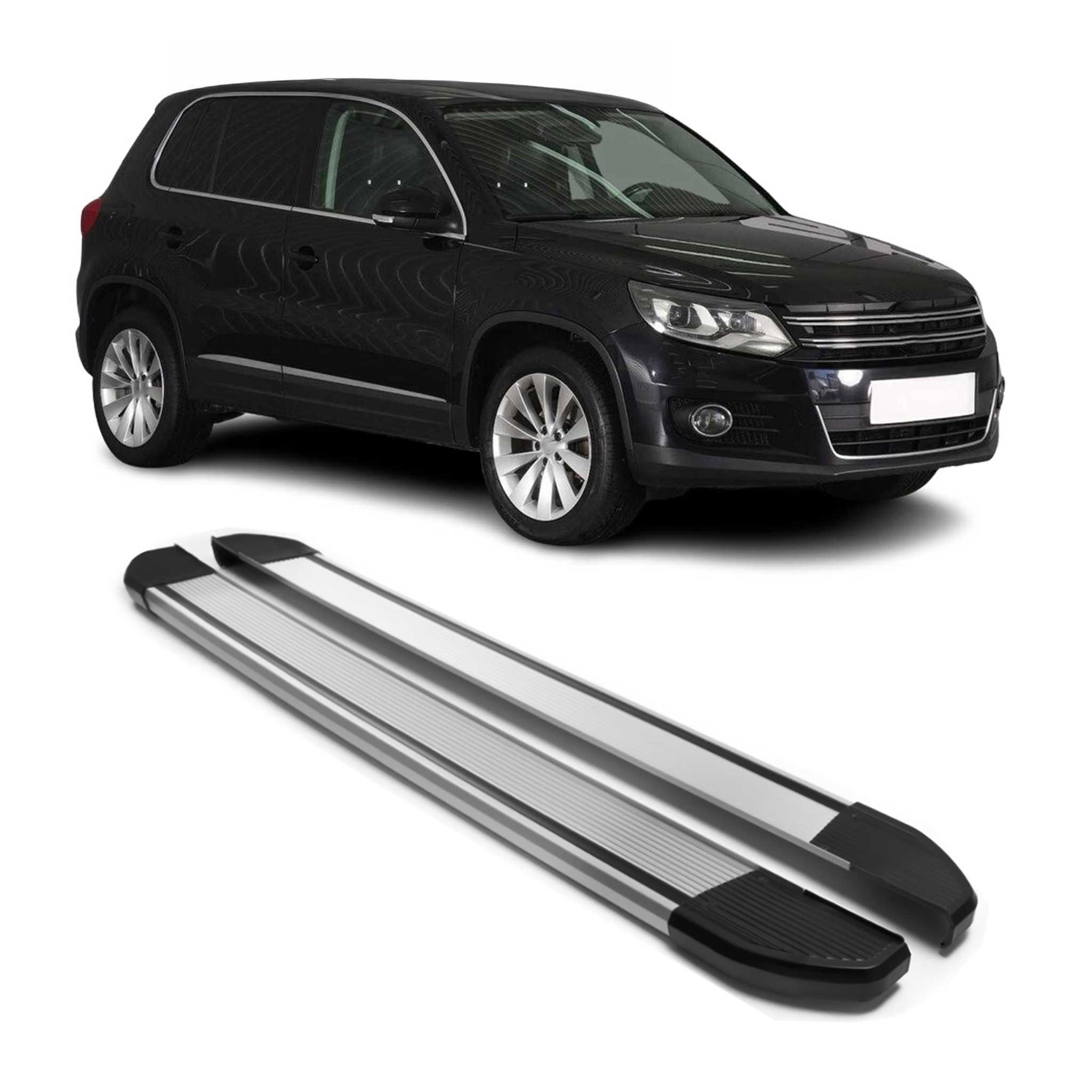 Trittbretter Alu für VW Tiguan 2007-2016 Schweller Seitenschweller Seitenbretter