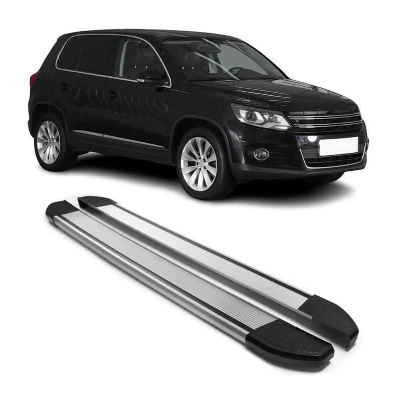 Trittbretter Alu für VW Tiguan 2007-2016 Schweller Seitenschweller Seitenbretter
