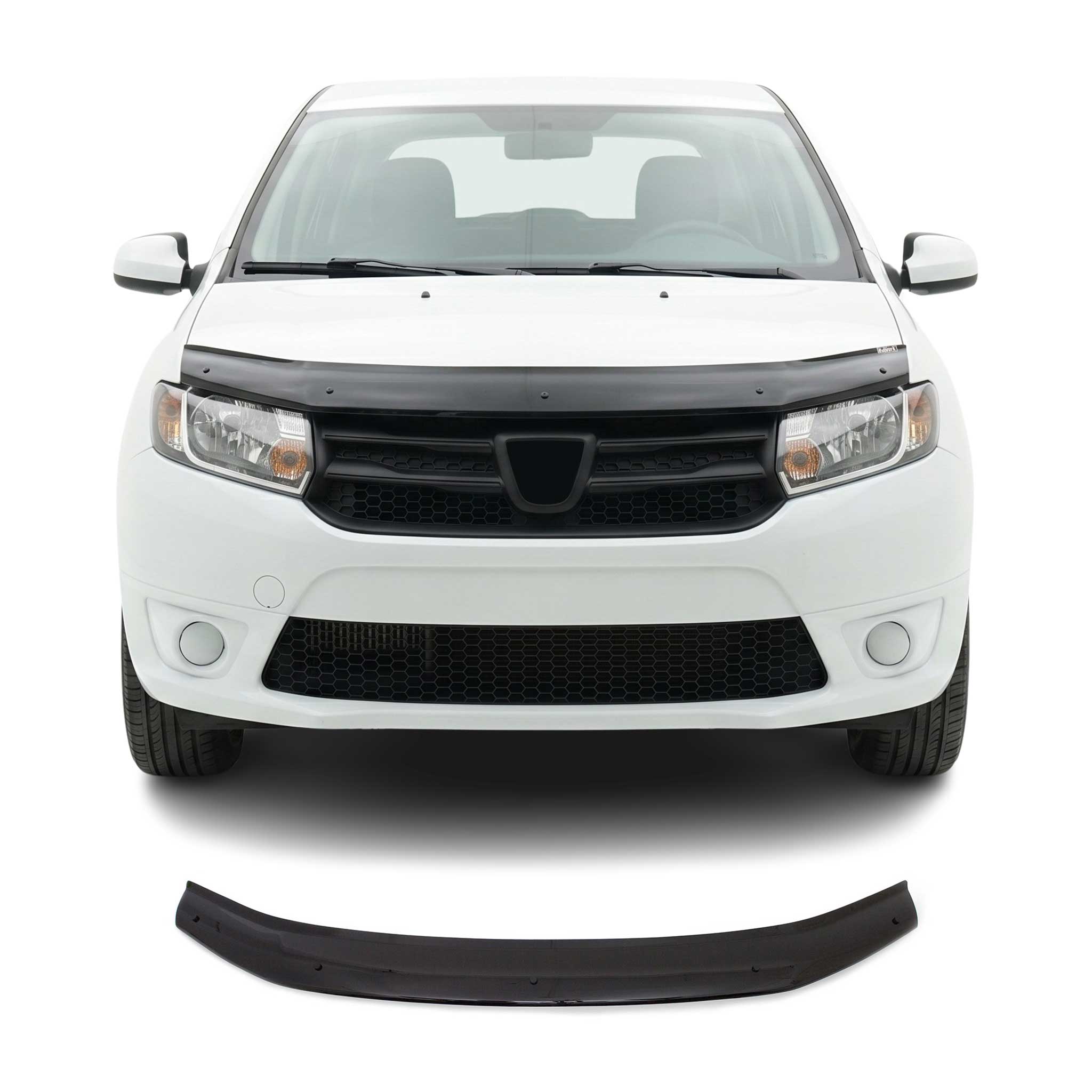 Motorhaube Deflektor Steinschlagschutz für Dacia Sandero Stepway 2012-2020