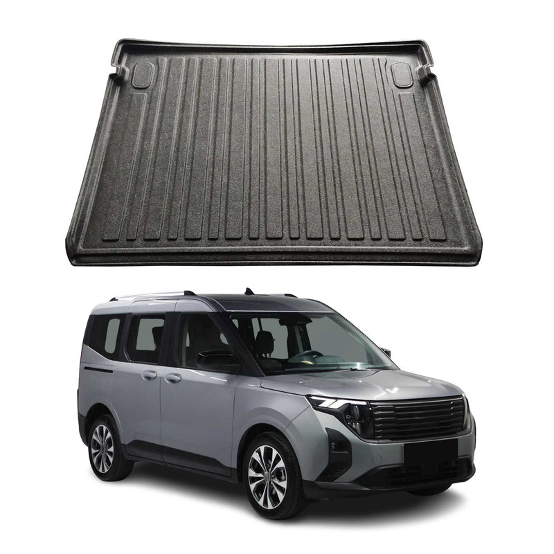 Kofferraumwanne Laderaumwanne für Ford Tourneo Courier 2023-25 Gummi TPE Schwarz