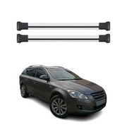 Dachträger Grundtäger für Kia Ceed ED Kombi 2006-2012 75kg Alu Silber 2 tlg