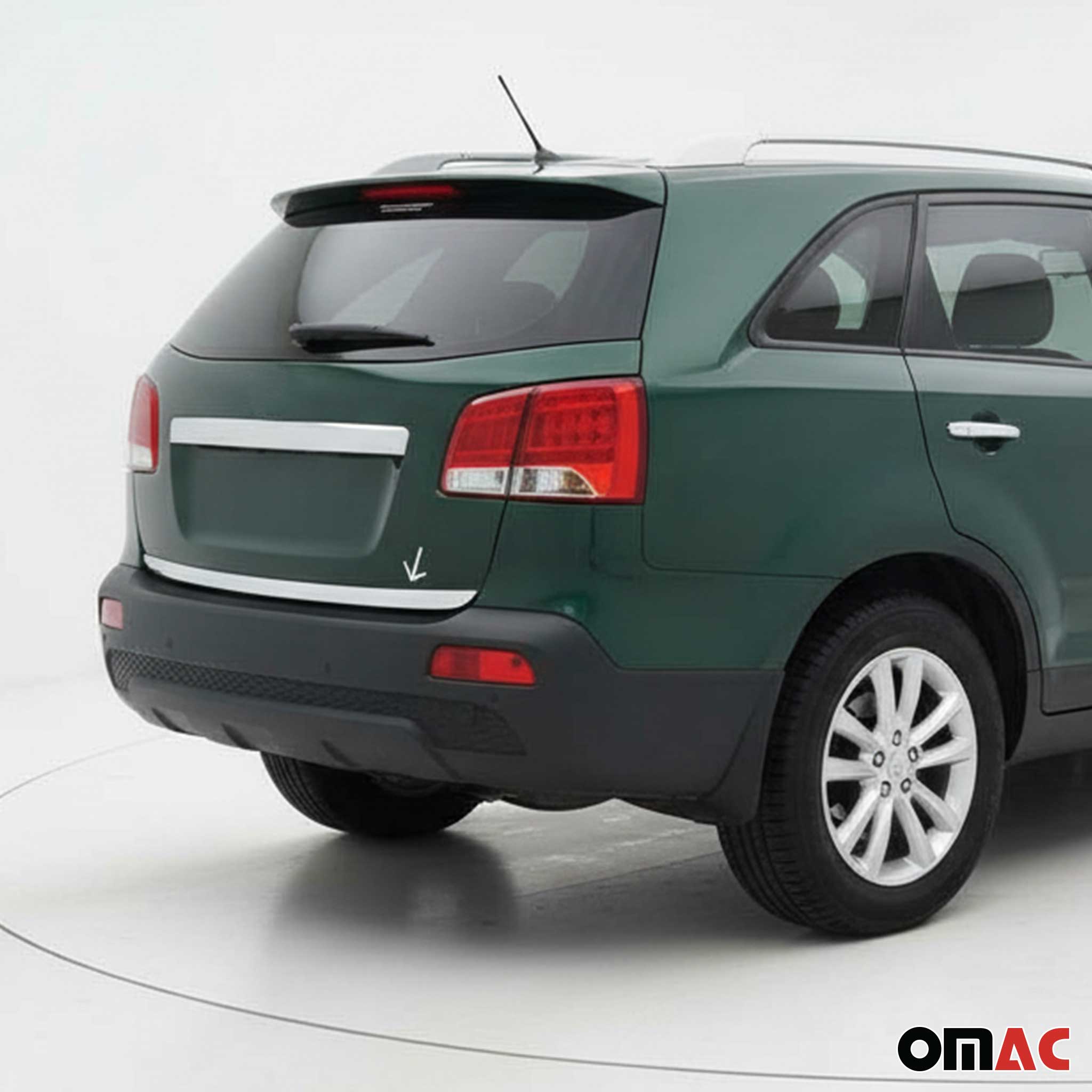 Kofferraumleiste Heckklappe Leiste für Kia Sorento 2009-2014 Edelstahl Chrom