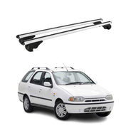 Dachträger Grundträger für Fiat Palio Weekend 1996-2011 TÜV Aluminium Silber 2x