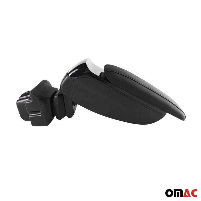 Armlehne Mittelarmlehne Mittelkonsole für Ford Focus 2015-2018 PU-Leder Schwarz