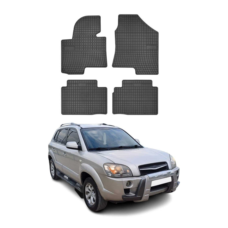 OMAC Gummi Fußmatten für Hyundai ix35 2009-2015 Automatten TPE Schwarz 4x