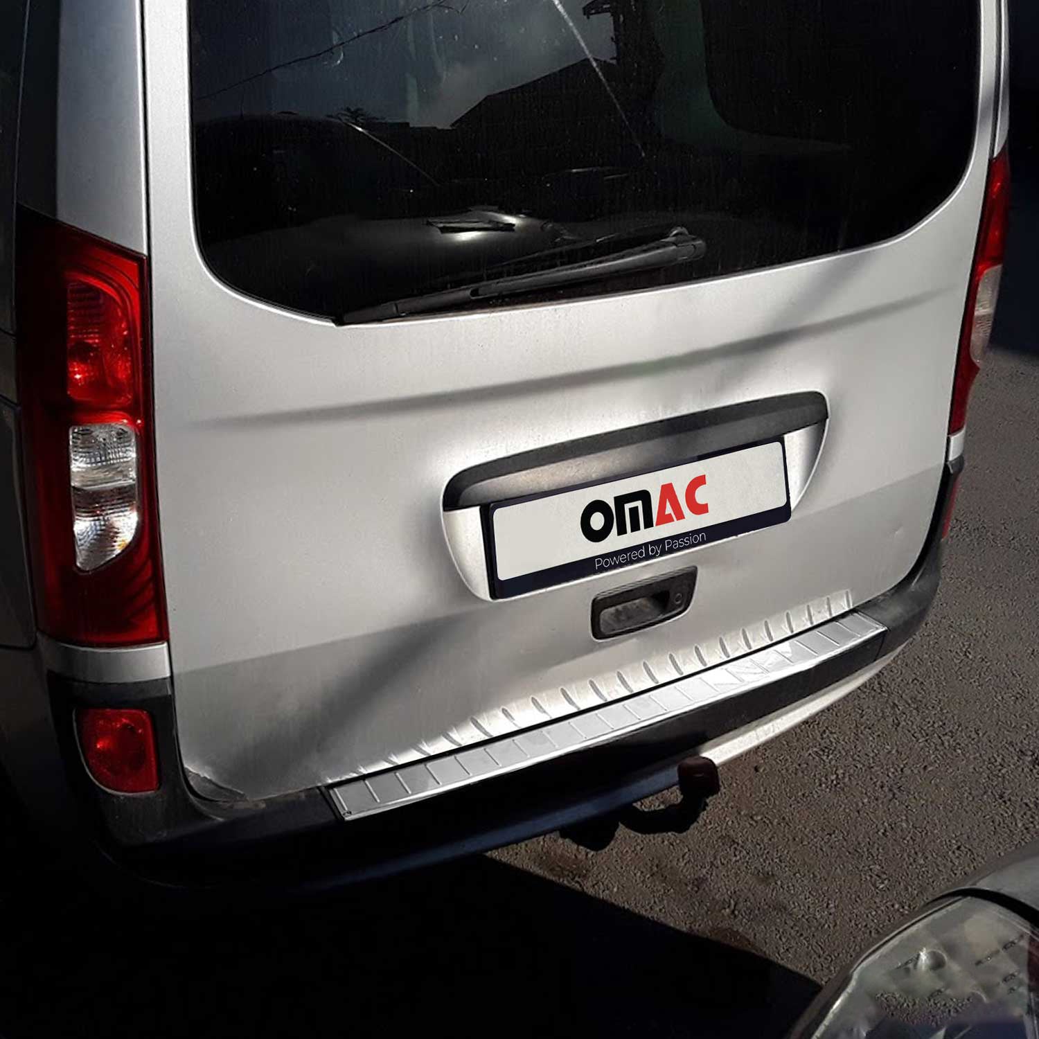 Ladekantenschutz Stoßstange für Mercedes Citan W415 2012-21 Edelstahl gebürstet