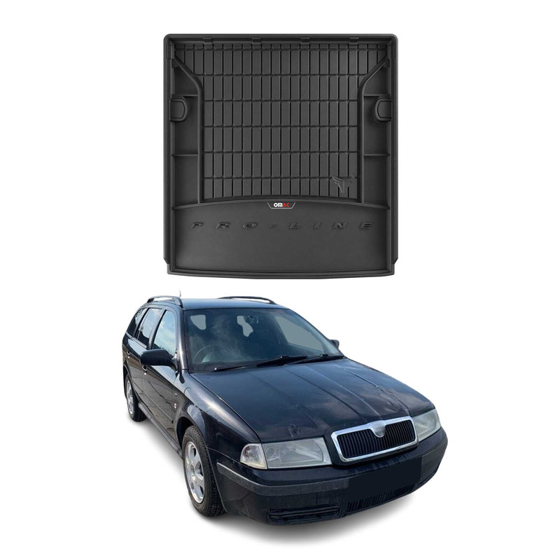 OMAC Gummi Kofferraumwanne für Skoda Octavia Kombi 1996-2010 TPE Laderaumwanne