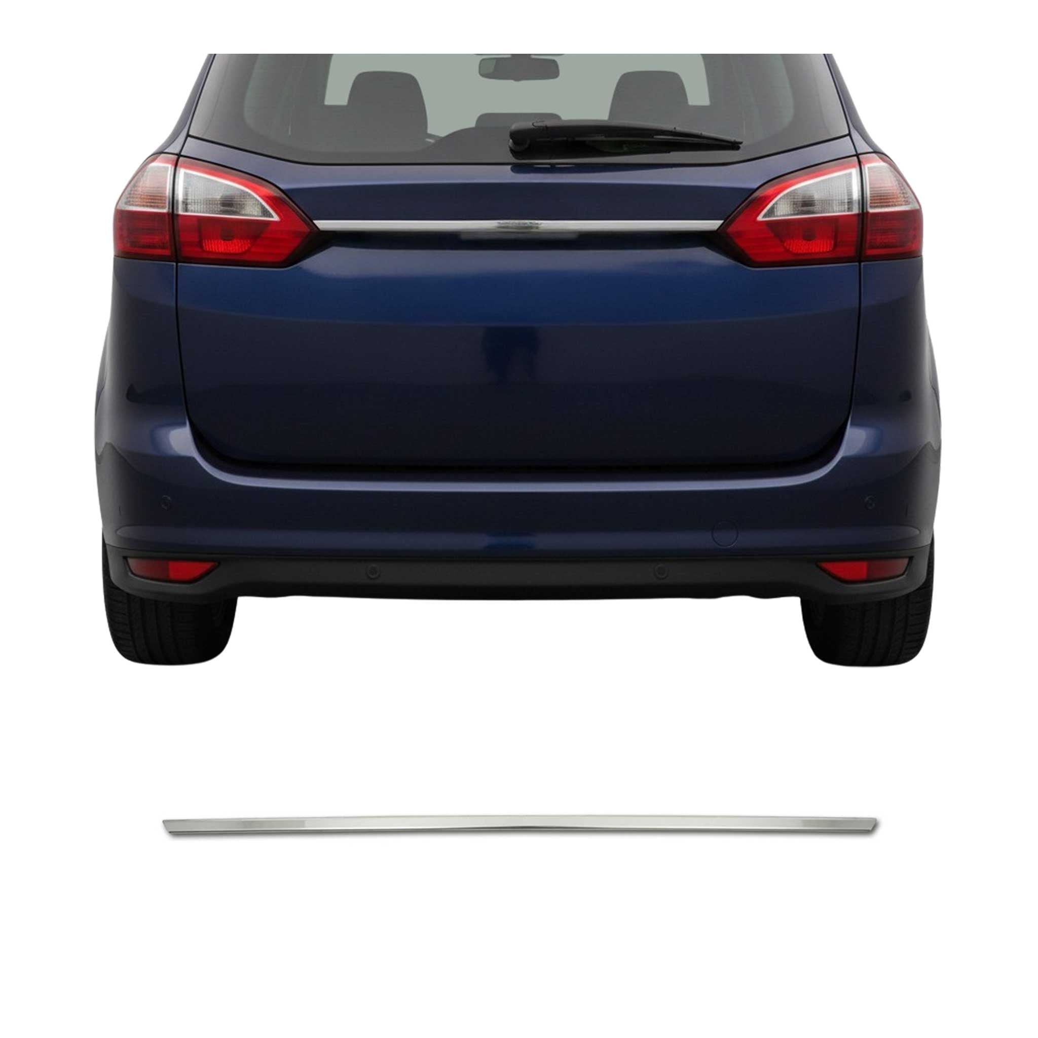 Heckklappe Kofferraumöffner Griff für Ford C-Max 2010-2019 Edelstahl Chrom